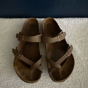 Birkenstock Brown Strappy Sandals